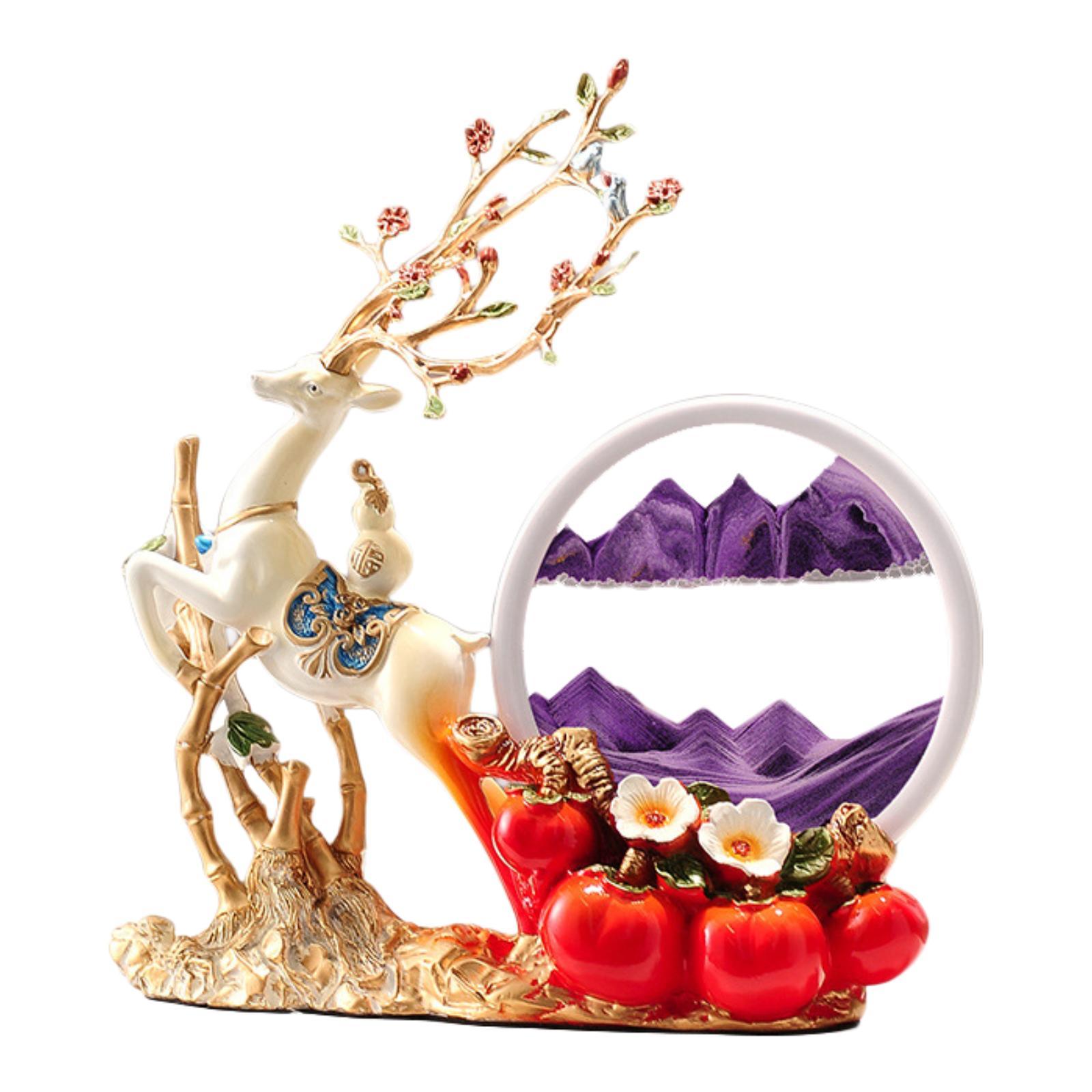Figurine de cerf décorative en - Sand Art Picture avis et prix