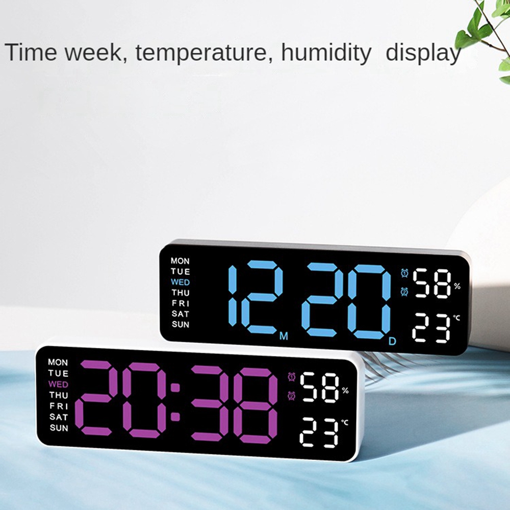 Grande horloge murale numériqu - Home Decor Aesthetic Pinterest avis et prix