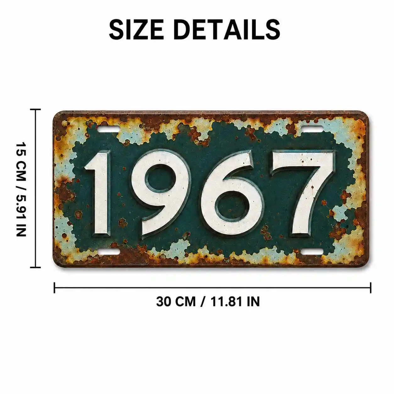 Panneau vintage plat 2D, plaqu - Home Decor Jeddah avis et prix