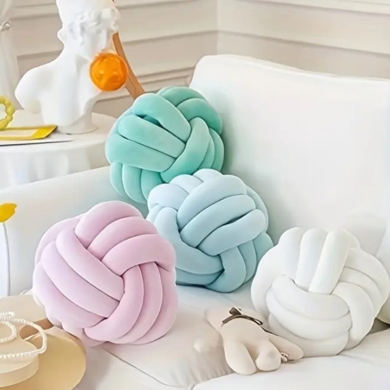 Art Decor Knot Ball Throw Pill - Home Decor Aesthetic Pinterest avis et prix