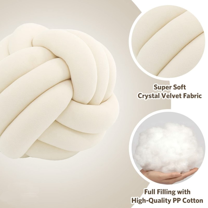 Art Decor Knot Ball Throw Pill - Home Decor Aesthetic Pinterest avis et prix