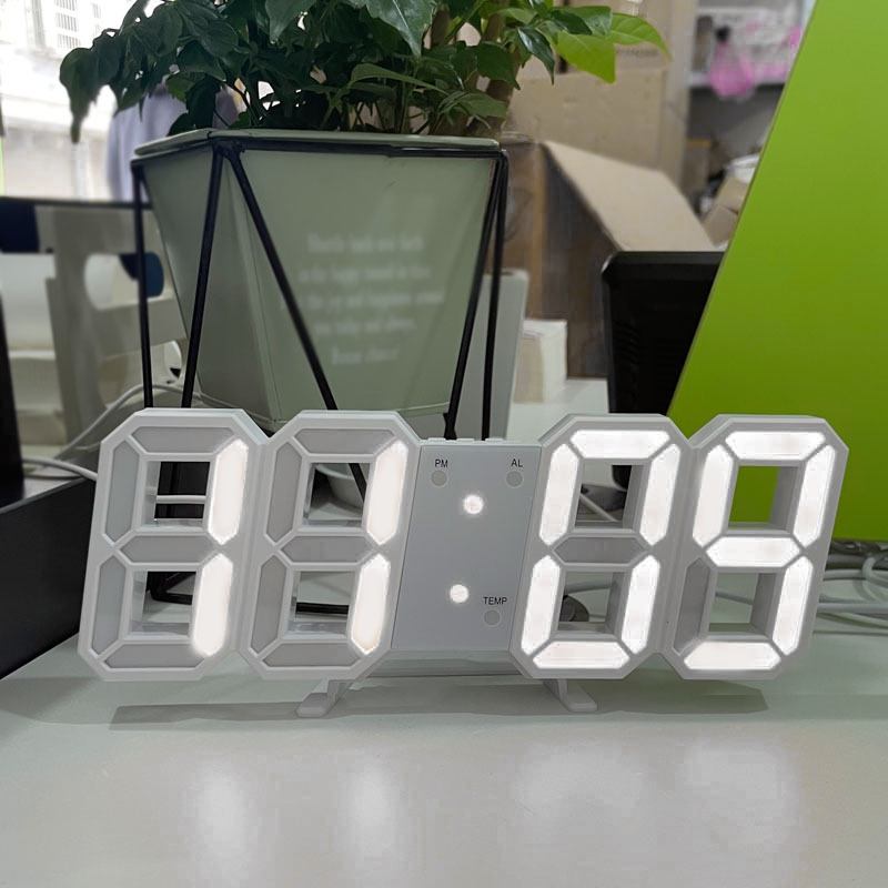 Horloge murale numérique 3D LE - Home Decor Aesthetic Pinterest avis et prix