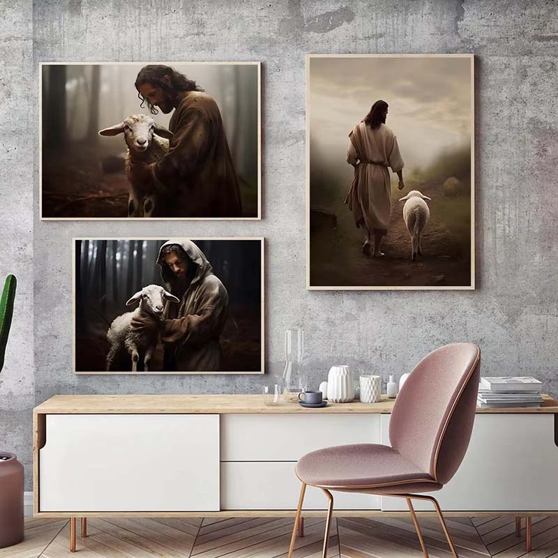 Affiche classique de jésus Chr - Home Decor Jesus avis et prix