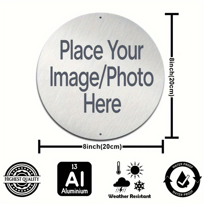 Panneau métallique rond person - Home Decor Nz avis et prix