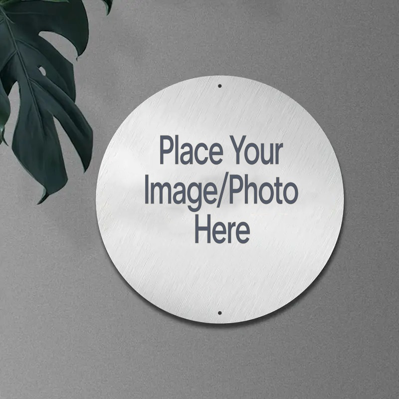 Panneau métallique rond person - Home Decor Nz avis et prix