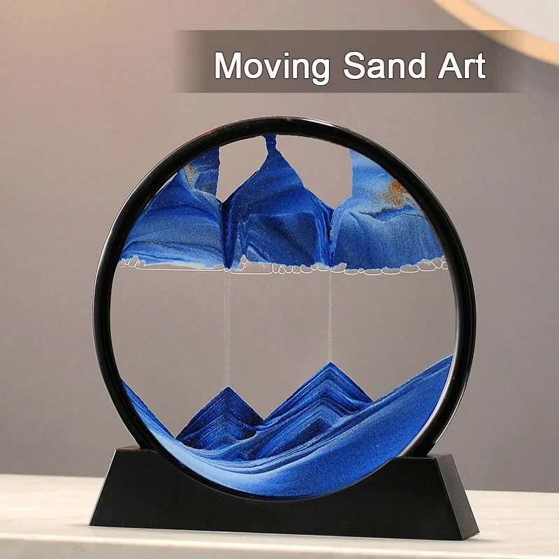 Paysage de sable en mouvement, - Sand Art Picture avis et prix