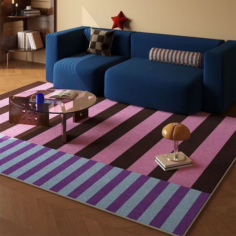VIKAMA Tapis à rayures colorée - Home Decor Dopamine avis et prix