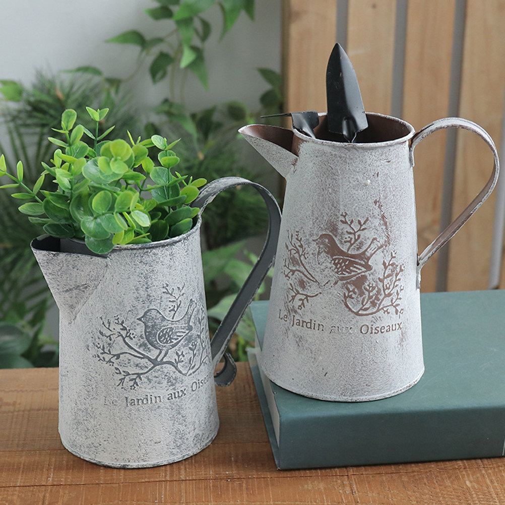 Seau en métal vintage pour arr - Home Decor Vase With Flowers avis et prix
