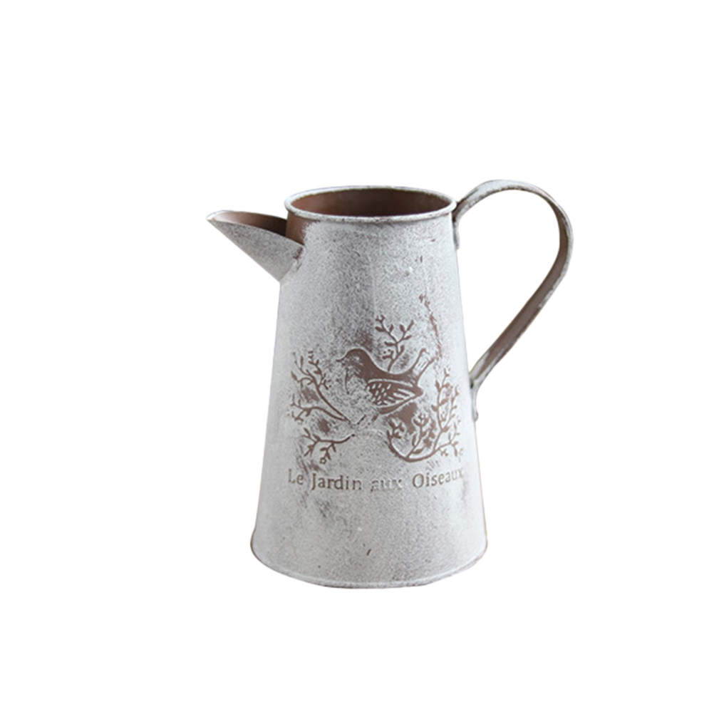 Seau en métal vintage pour arr - Home Decor Vase With Flowers avis et prix