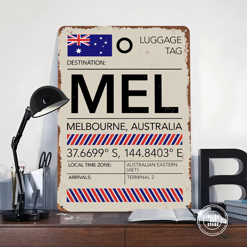 Affiche imprimée de l'aéroport - Home Decor Melbourne avis et prix