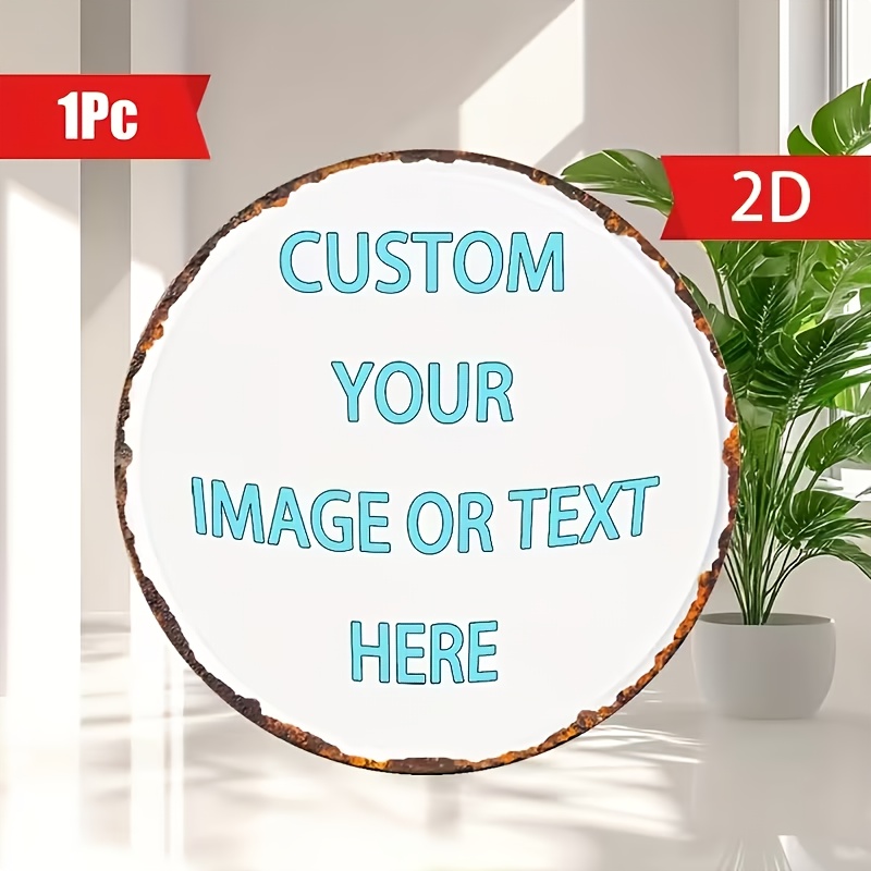 Plaque Métallique Ronde Person - Home Decor Free Images avis et prix