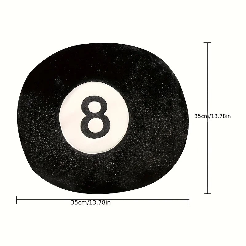 Oreiller de billard noir 8, 1  - Home Decor Aesthetic Pinterest avis et prix